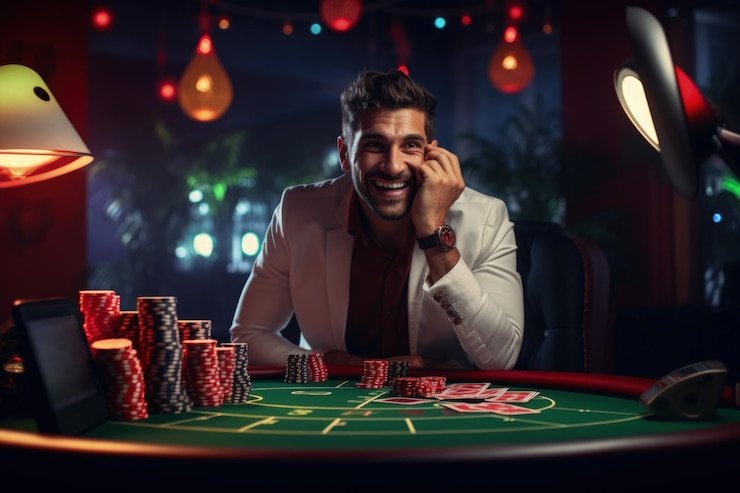 Studio blackjack langsung dengan dealer profesional di jitu4d