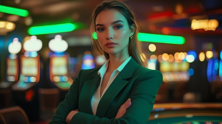 Antarmuka ponsel jitu4d Diamond Empire menampilkan video dealer, panel taruhan, dan statistik hasil